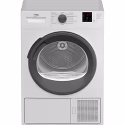 Beko DRXS827A, Libera installazione, Caricamento frontale, Pompa di calore, Bianco, Pulsanti, Manopola, Destra