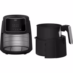 Beko FRL 2244 B friggitrice Singolo 3,9 L Indipendente 1500 W Friggitrice ad aria calda Nero - Vista aggiuntiva 5