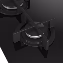 Beko Piano cottura a gas HILG64225SB 60 cm, comandi frontali, griglie in ghisa semi-continue, 4 bruciatori, Cristallo nero - Vista aggiuntiva 5