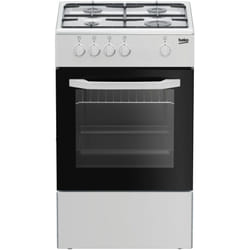 CSG42001FW. Tipo di prodotto: Cucina, Colore del prodotto: Bianco, Tipo di controllo: Manopola. Tipo di piano cottura: Gas, Numero totale di fuochi: