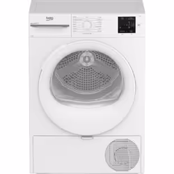 Beko AMBMTS372W: Asciugatrice 7kg Slim, A++, Libera installazione, Caricamento frontale, Pompa di calore, Bianco, Manopola, T ...