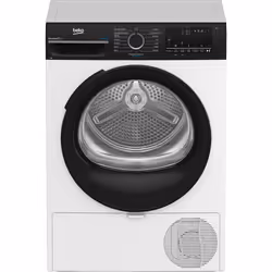 Beko BMEPT481SBI: Asciugatrice 8kg, A+++, Inverter, Libera installazione, Caricamento frontale, Pompa di calore, Nero, Bianco ...