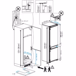 Beko B3BCNA294HS frigorifero con congelatore Da incasso 194 L E Bianco - Vista aggiuntiva 5