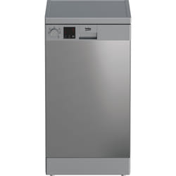 Beko b300 DVS05030X, Lavastoviglie 45cm, Classe D, 10 coperti, Inox, 47 dBA