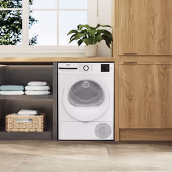 Beko BMT93EW Asciugatrice 9kg, Classe D, Linea Estetica NX, motore asincrono, Display digitale, colore Bianco, oblò Bianco - Vista aggiuntiva 3