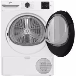 Beko MWBMT392B_IT 9kg, Classe C, Linea Estetica NX, motore inverter, Display digitale, colore Bianco, oblò Nero - Vista aggiuntiva 3