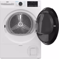 Beko BT96DBS Asciugatrice 9kg, Classe A, Linea Estetica Beyond, motore inverter, Display digitale XL, colore Bianco, oblò Nero, WIFI - Vista aggiuntiva 3