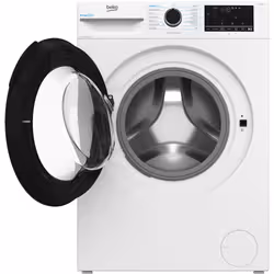 Beko b300 BMW8149DB Lavatrice 8kg, Classe A-30%, Bianco, Motore Inverter 1400giri, Display touch, Porta nera, EnergySpin™, Vapore - Vista aggiuntiva 3
