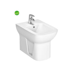 Vitra - Bidet a terra filo parete in ceramica bianca serie s20
