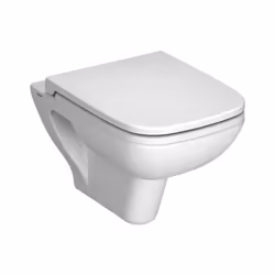 Vaso della serie S20 con installazione sospesa e scarico a parete. Il sanitario è realizzato in ceramica con finitura bianca. ...