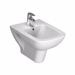 Bidet realizzato in ceramica con finitura bianca e troppopieno. Il sanitario della serie S20 prevede l'installazione sospesa. ...