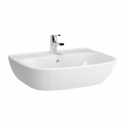 Lavabo da 60 cm realizzato in ceramica. Il prodotto è da abbinare alla colonna o alla semicolonna della serie Zentrum.Lavabo  ...