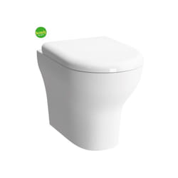 Vaso wc a terra filo parete in ceramica bianca serie zentrum vaso filoparete Vitra