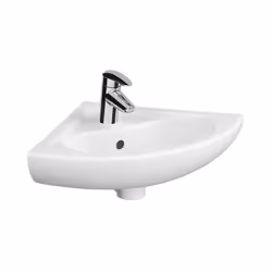 Arkitekt lavamani angolare da 40 cm dotato di foro rubinetto e troppo pieno.Lavabo angolare dotato di foro rubinetto e troppo ...