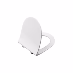Con cerniere in metallo cromato. con forma arrotondata. con fissaggio verticale dall'alto. realizzato per stampaggio a compre ...