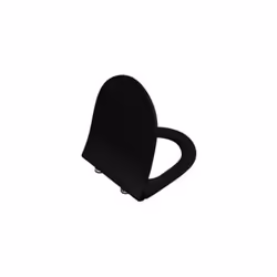 Copriwater slim soft close nero opaco per water serie Sento di Vitra Il sedile coprivaso slim soft close a chiusura ammortizz ...