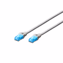 Digitus Cavo patch U/UTP CAT 5e, 1 m, Cat5e, U/UTP (UTP), RJ-45, RJ-45, Grigio