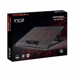Inca INC-601GMS base di raffreddamento per laptop 17" 2500 Giri/min Nero - Vista aggiuntiva 7