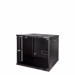 LogiLink W09A54B, Da parete, 9U, 50 kg, 17 kg, Nero