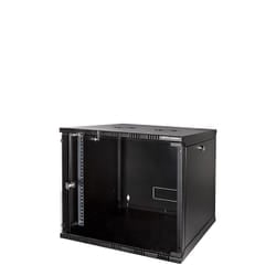 LogiLink W09A54B rack 9U Da parete Nero
