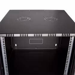 LogiLink W09A54B rack 9U Da parete Nero - Vista aggiuntiva 5