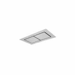 Silverline 4226.1, 850 m³/h, Aspirante/Filtrante, 67 dB, Integrato a soffitto, Bianco, Vetro temperato