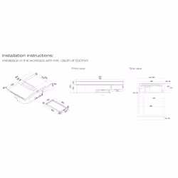 Silverline 7110 Flow-in pro Aspirazione verso il basso Nero 648 m³/h