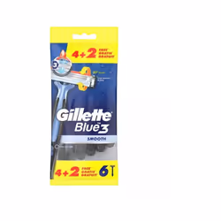 GILLETTE LAMETTE RASOIO BLUE III 6 PZ SMOOTH Le Lamette Gillette Blue III Smooth sono progettate per offrire una rasatura con ...