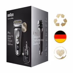 Braun Series 9 Pro 9485cc Rasoio Trimmer Nero, Argento - Vista aggiuntiva 5