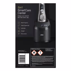 Braun Series 9 9486cc Rasoio Trimmer Cromo - Vista aggiuntiva 3