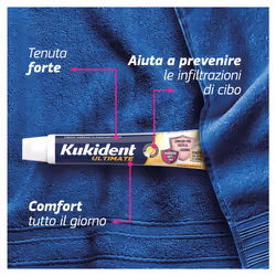Kukident Ultimate Neutro Crema Adesiva per Dentiera 57gr
