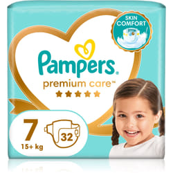 Pampers Premium Care Size 7 15+ kg 32 pz