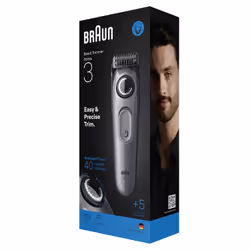 Braun BeardTrimmer 3 80789789 regolabarba CA/Batteria 20 2 cm Nero - Vista aggiuntiva 4