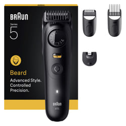 Braun BeardTrimmer 5 80789813 regolabarba CA/Batteria 20 2 cm Bagnato e secco Nero
