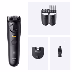 Braun BeardTrimmer 5 80789813 regolabarba CA/Batteria 20 2 cm Bagnato e secco Nero - Vista aggiuntiva 2