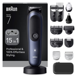 Braun 80789909 tagliacapelli Blu scuro 21 Ioni di Litio
