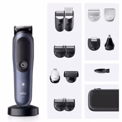 Braun 80789909 tagliacapelli Blu scuro 21 Ioni di Litio - Vista aggiuntiva 2