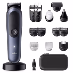 Braun 80789909 tagliacapelli Blu scuro 21 Ioni di Litio - Vista aggiuntiva 3