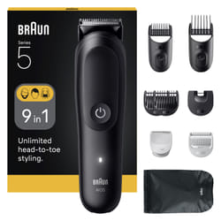 Braun 80789921 tagliacapelli Nero 21 Ioni di Litio