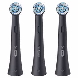 Oral-B Testine di Ricambio iO Series Ultimate Clean Black, testine rotonde di ricambio originali, con setole CrissCross per p ...