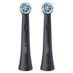 Oral-B Testine di Ricambio iO Series Ultimate Clean Black, testine rotonde di ricambio originali, con setole CrissCross per pulizia e rimozione della placca avanzate e in profondità, 2