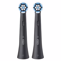 Oral-B Testine di Ricambio iO Series Gentle Care Nere, Testine Rotonde Originali, per Gengive Sensibili, 2 Testine, 2 pz, Ner ...