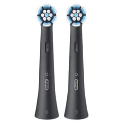Oral-B Testine di Ricambio iO Series Gentle Care Nere, Testine Rotonde Originali, per Gengive Sensibili, 2 Testine