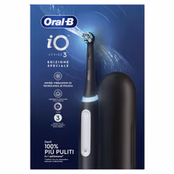 Oral-B Spazzolino Elettrico Ricaricabile iO 3 Nero, 1 Testina Di Ricambio, 1 Custodia Da Viaggio. 1 Spazzolino - Vista aggiuntiva 4