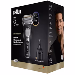 Braun Series 9 Pro+ 9660CC Rasoio Trimmer Nero, Argento - Vista aggiuntiva 2