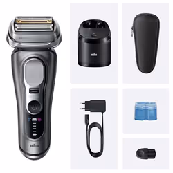 Braun Series 9 Pro+ 9655cc Rasoio Trimmer Grigio - Vista aggiuntiva 2
