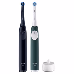 Oral-B iO Series 2 Adulto Spazzolino a vibrazione Nero, Verde