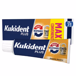 Kukident Plus Doppia Tenuta Morso Insuperabile Pasta Adesiva 57g
