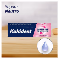 Kukident Complete Sapore Neutro Pasta Adesiva per Dentiere 70g