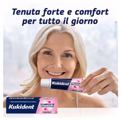 Kukident Complete Sapore Neutro Pasta Adesiva per Dentiere 70g - Vista aggiuntiva 4